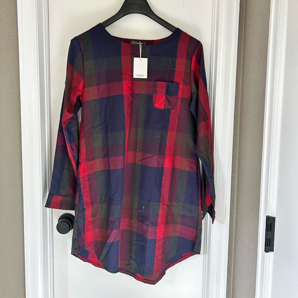 Cupshe long-sleeved dress with pockets!